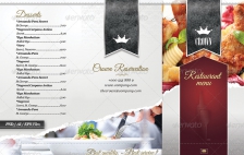 Trifold Restaurant Menu Template